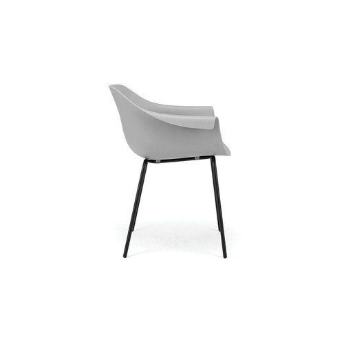 Crane Chair - Black Post - Grey Shell