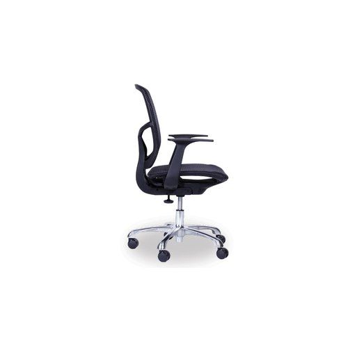 Chilli Black/Black Office Chair - Low Back
