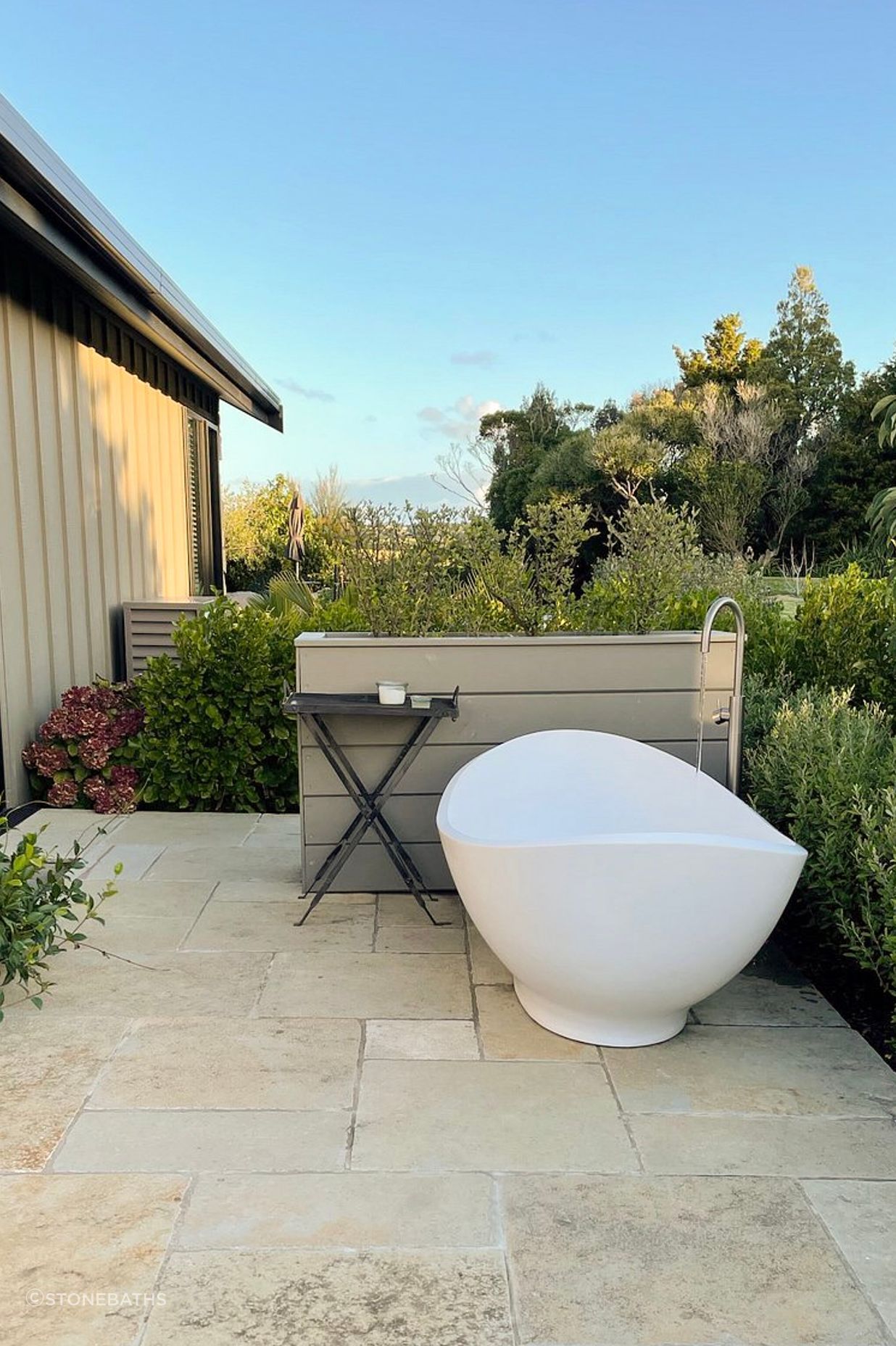 Stonebaths have an extensive range of baths ideal for outdoor use.