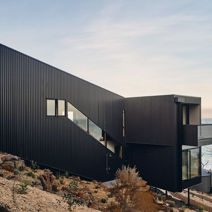A visually striking roofing and cladding solution for coastal homes