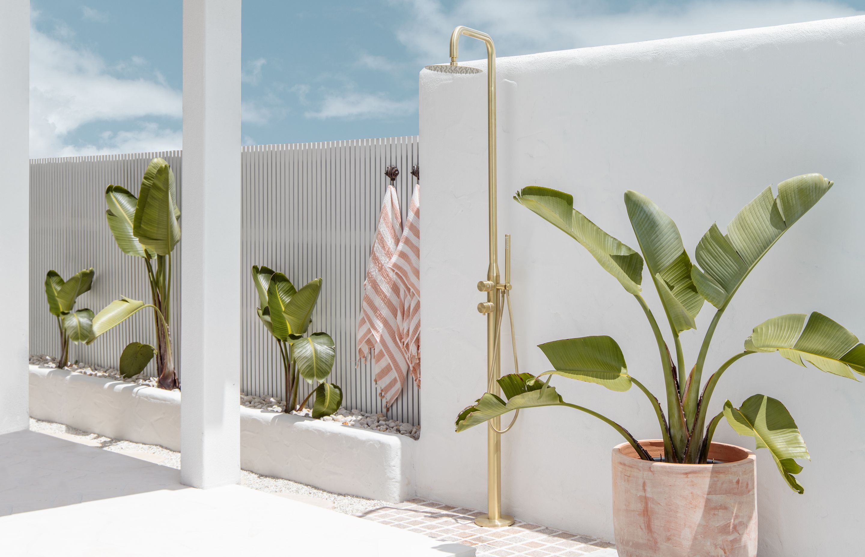 Sola Outdoor Shower Set by ABI Interiors