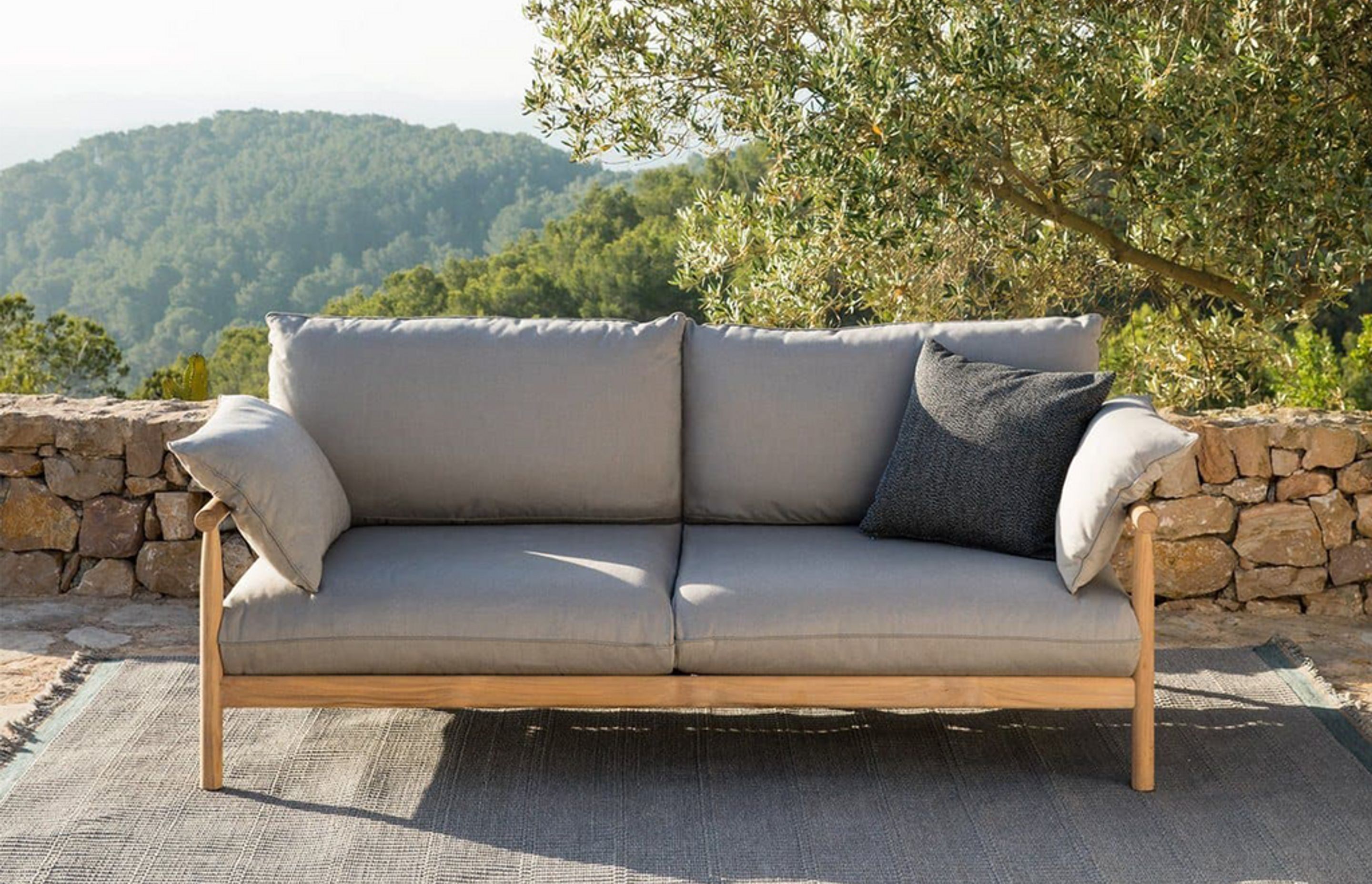 Pictured: Tibbo two-seater Sofa from Dedon.