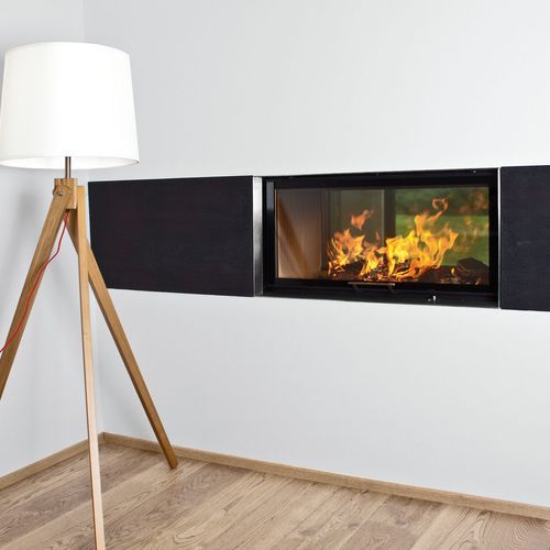Hoxter Heka 110 Double Sided Insert Wood Fireplace