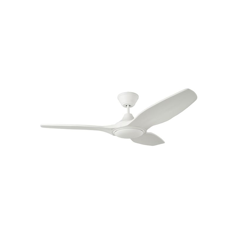 Milano Valor White With White Blade - Dimmable LED Light