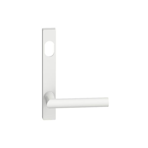 Narrow Plate Lever #11 Cylinder/Concealed WHT
