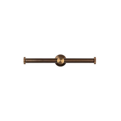 Maddox Dual Toilet Roll Holder Aged Bronze