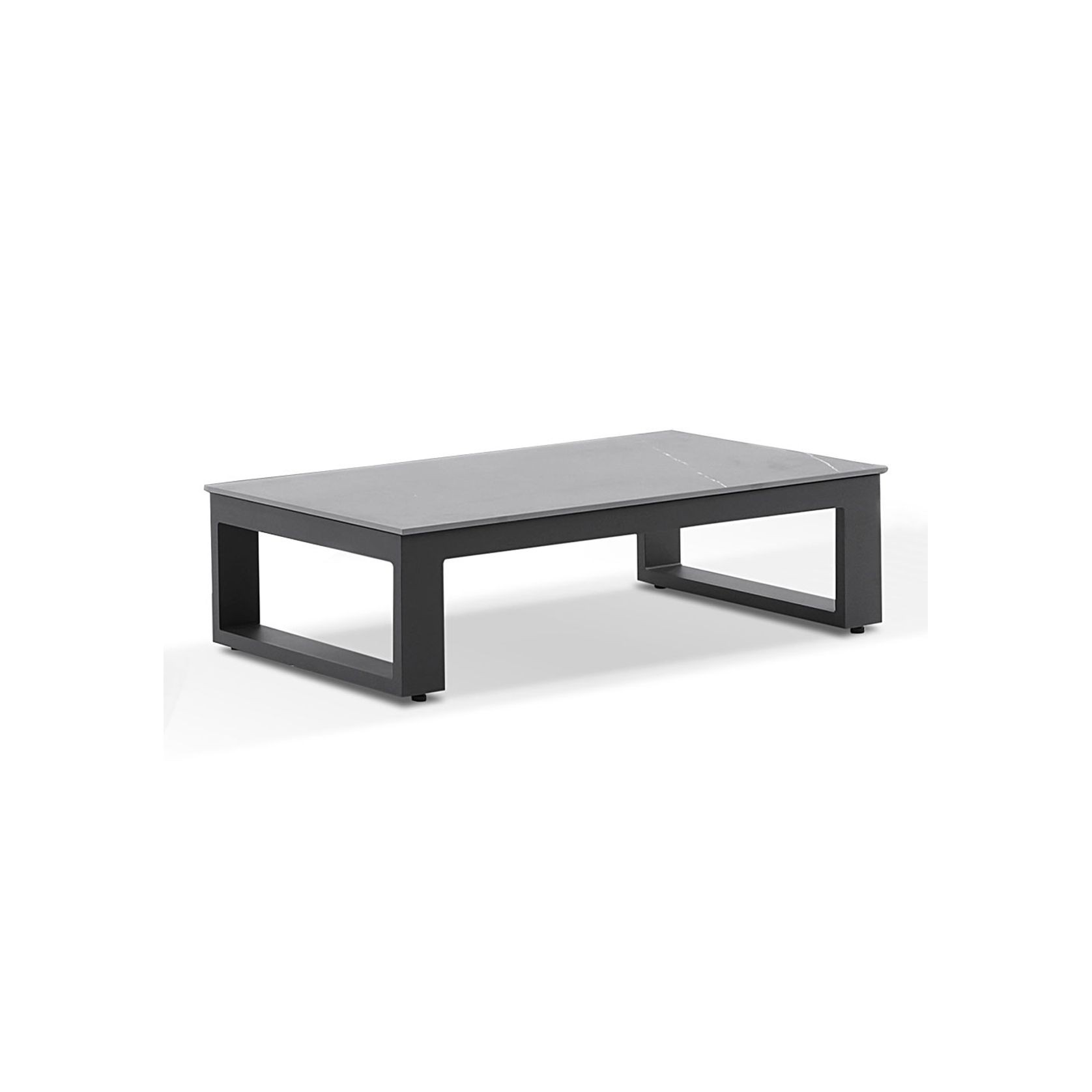 Hugo Outdoor Aluminium Coffee Table with Ceramic Top gallery detail image