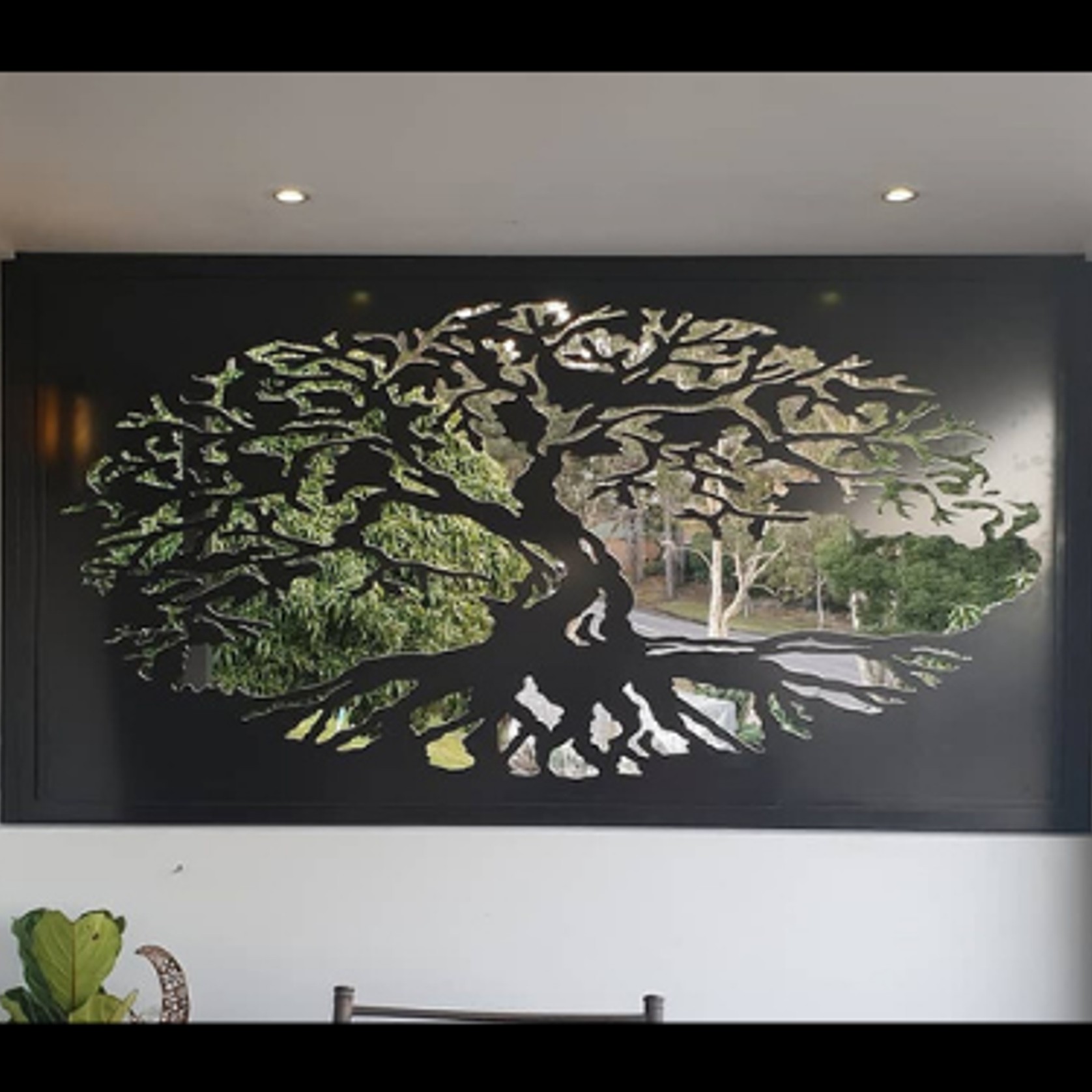 Fig Tree Metal Wall Art gallery detail image