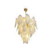 Alva Crystal and Gold Metal Chandelier gallery detail image