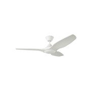 Milano Valor White With White Blade - Dimmable LED Light gallery detail image