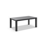 Santorini Ceramic 1.8m Outdoor Dining Table | Charcoal gallery detail image