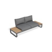 Fino Config B - Outdoor Modular Sofa in Matt Charcoal gallery detail image