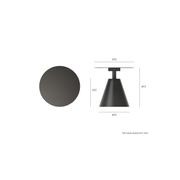 Corvo Outdoor Side Table - Charcoal gallery detail image
