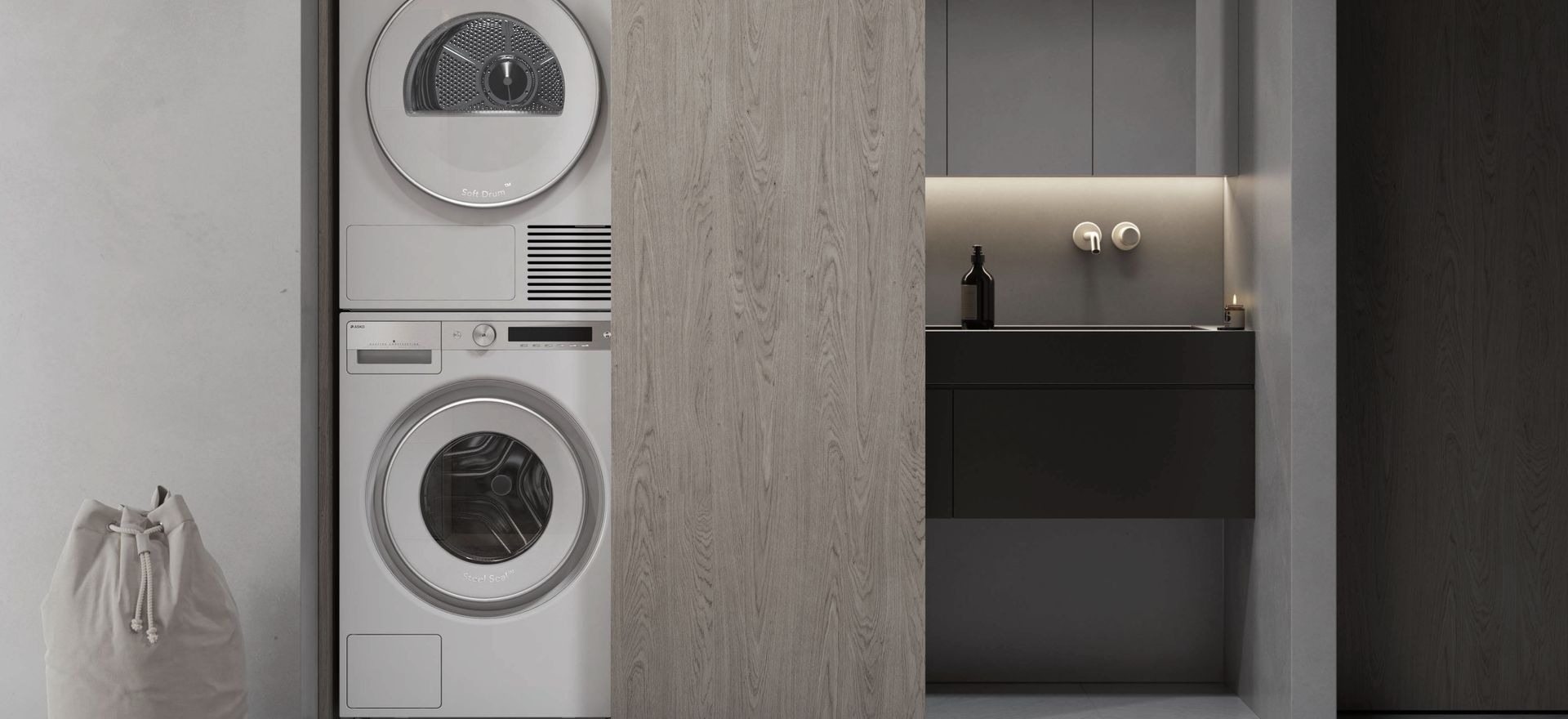Using Scandinavian principles to create an efficient, low-stress laundry room