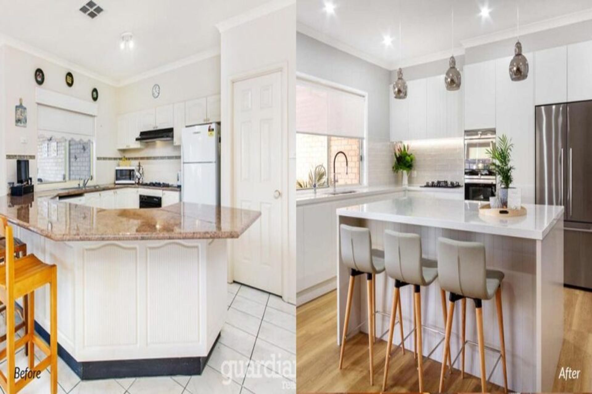 Modern White Kitchen Kellyville By Premier Kitchens Australia