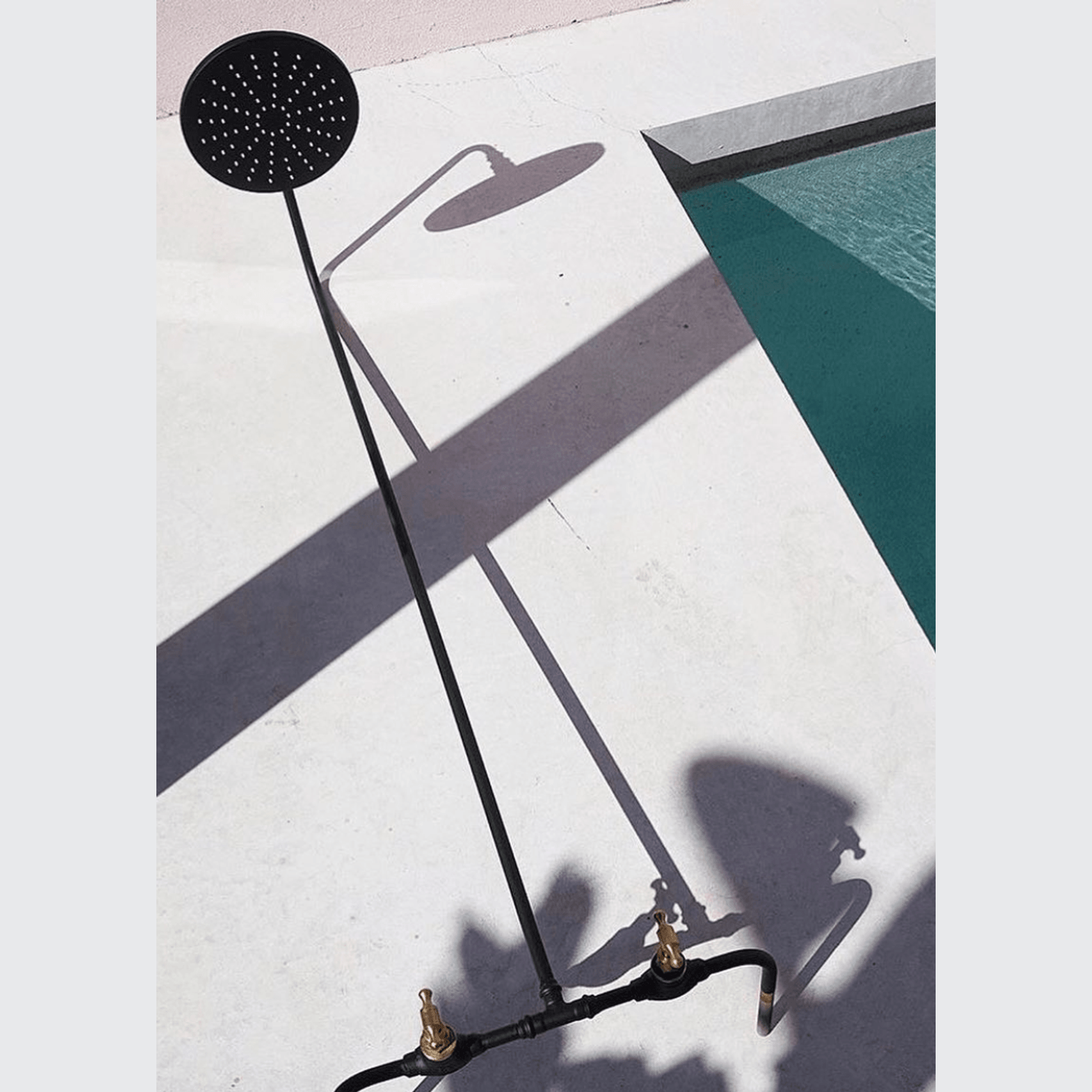 Wall Mount Outdoor Shower Hot Cold Black Archipro Au