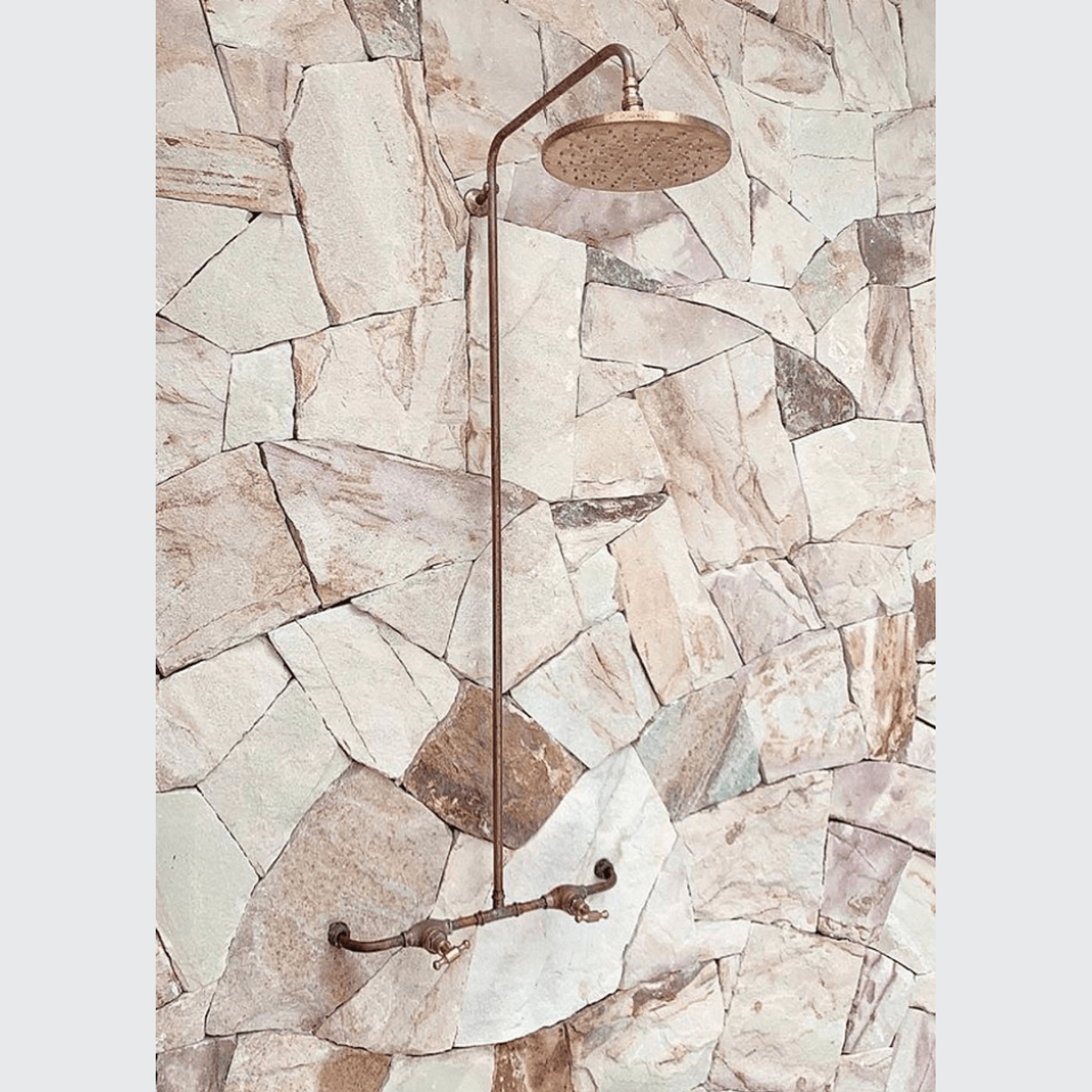 Wall Mount Outdoor Shower Hot Cold Brass Archipro Au