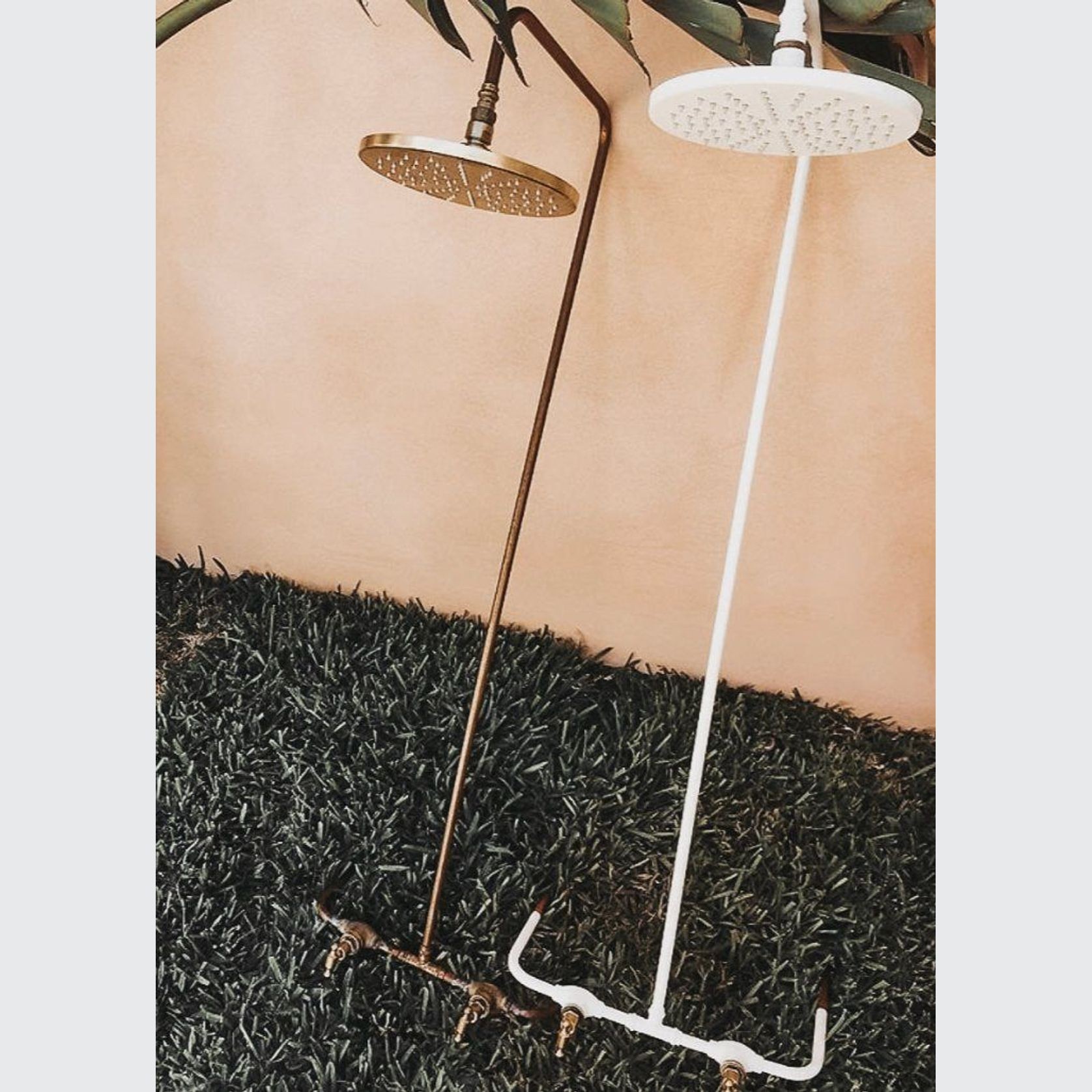 Wall Mount Outdoor Shower Hot Cold Brass Archipro Au