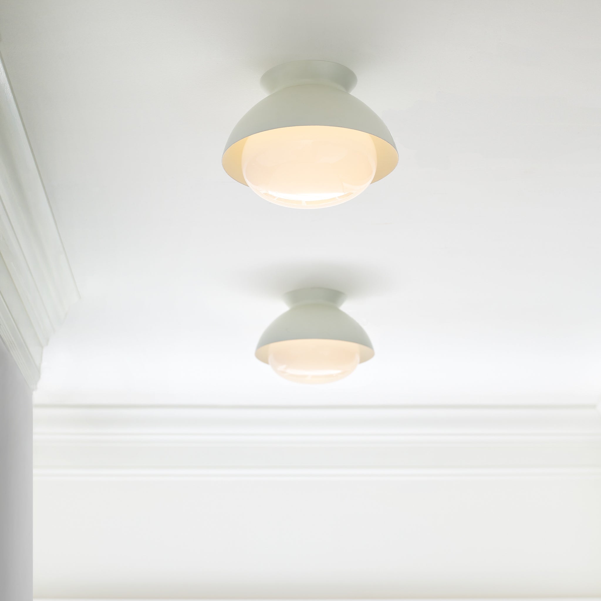 lucerne one light flush mount