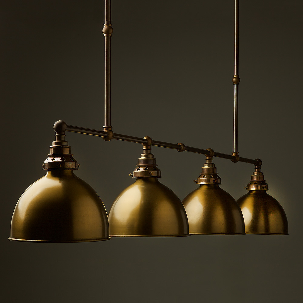 brass pool table light