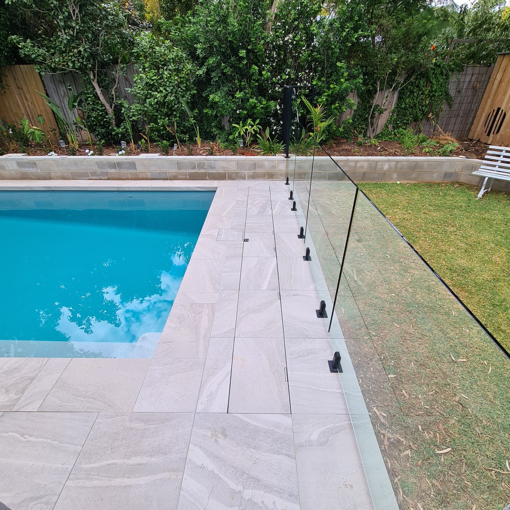 Concrete UnderCover® Concealed Pool Cover - Powered | ArchiPro AU