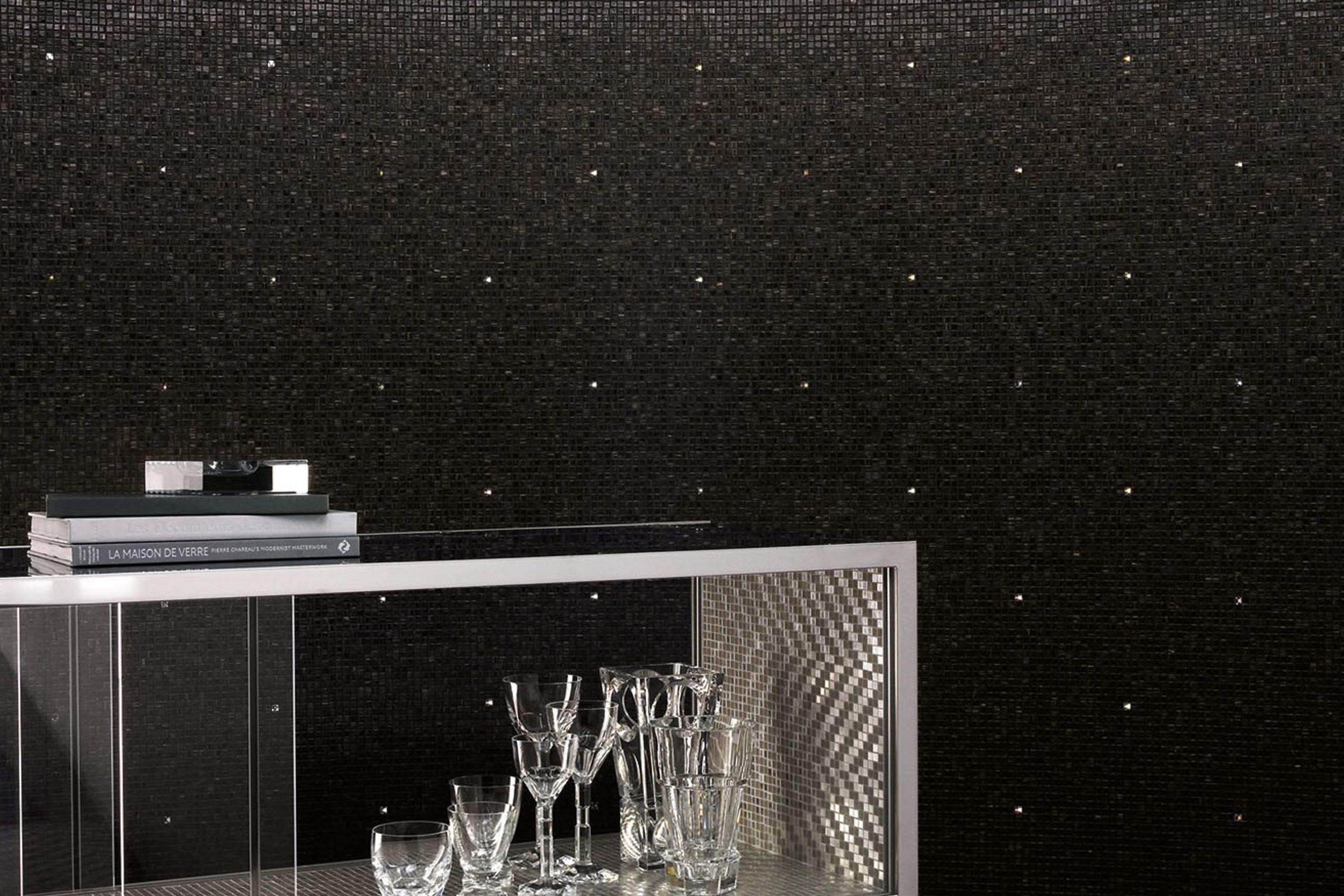 Bisazza Rain Black Mosaic