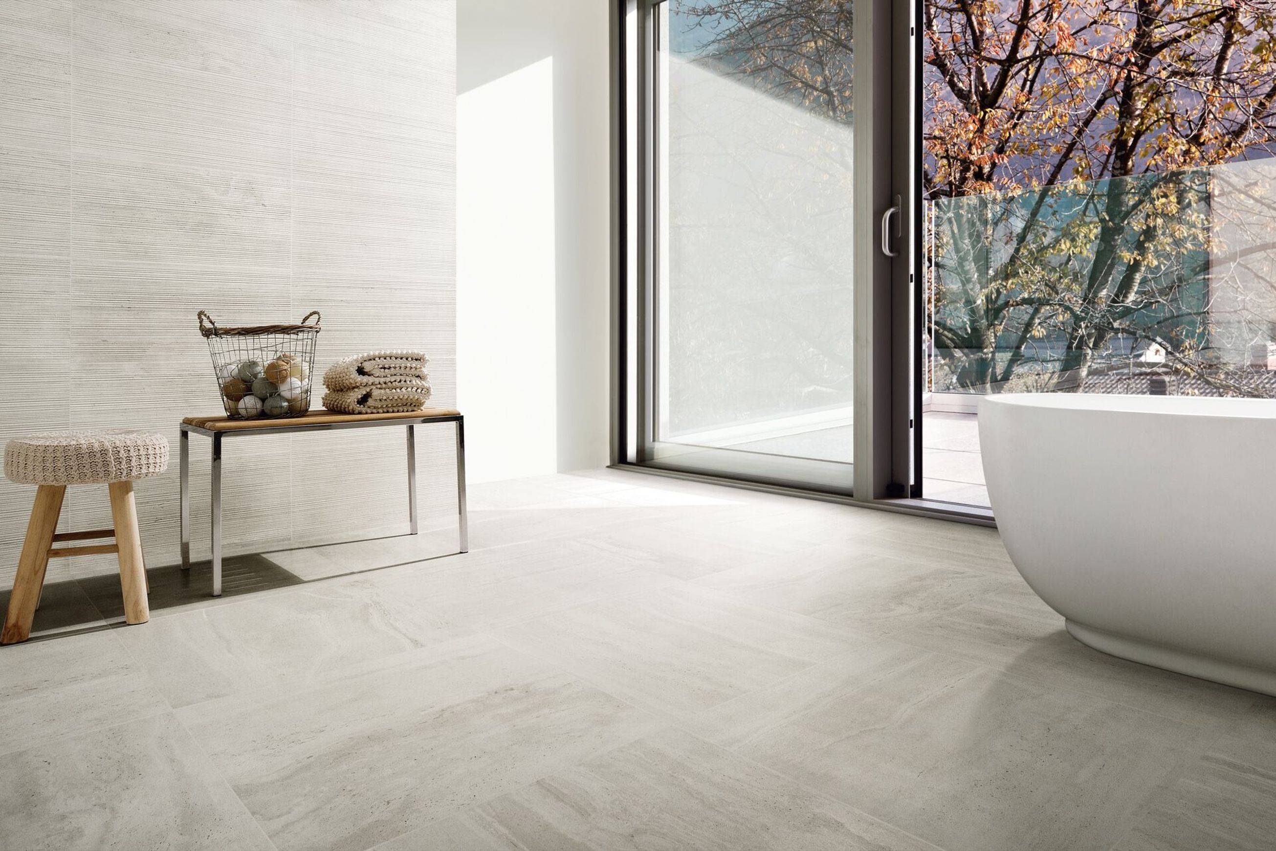 Reverso White Floor & Wall Tiles