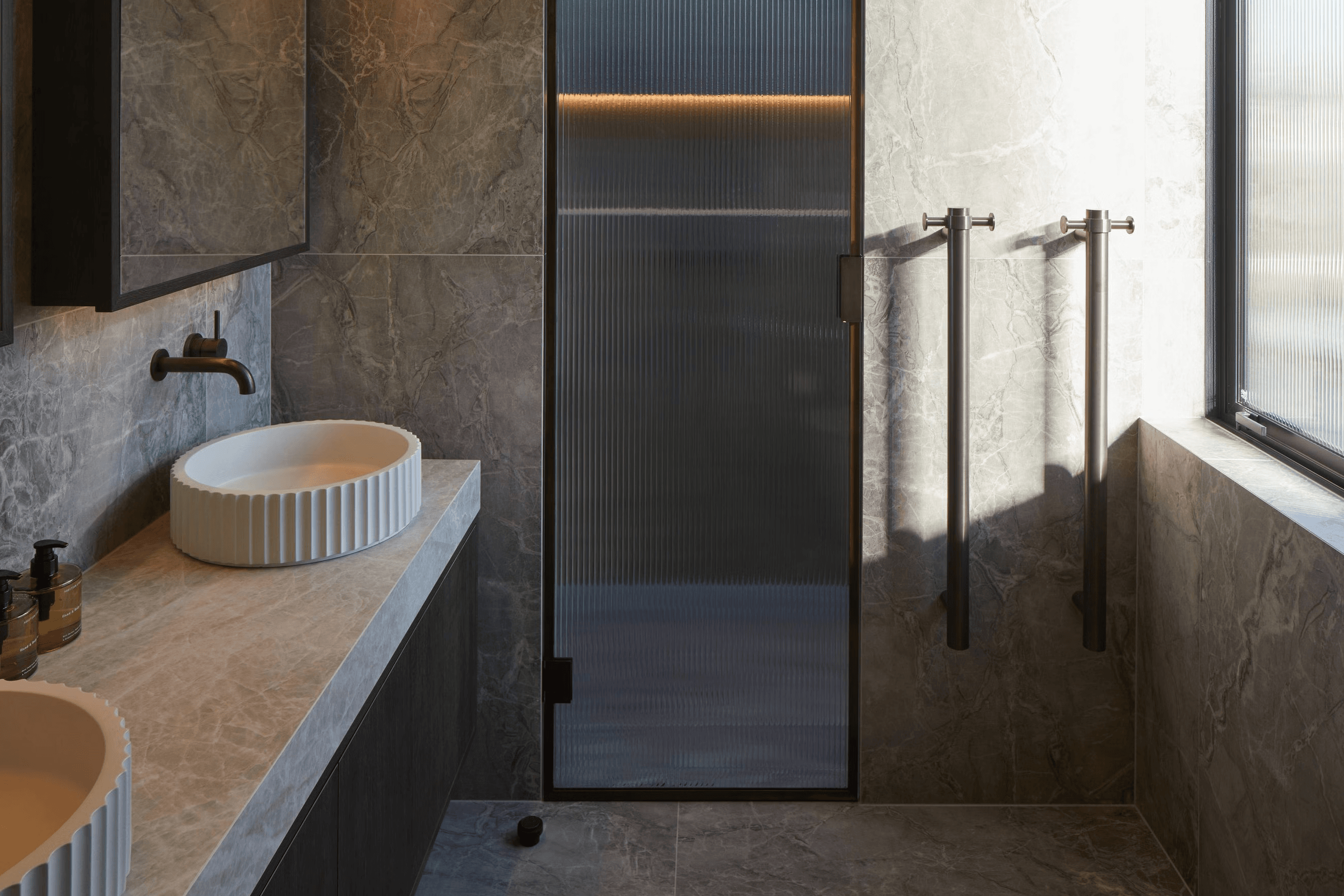 Reeded Glass