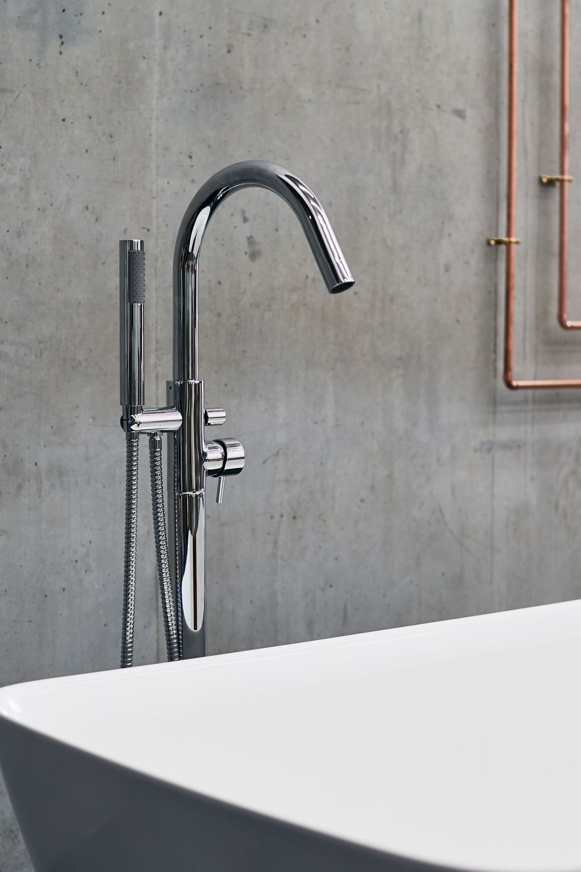 Mike Pro Floor Mount Shower Mixer