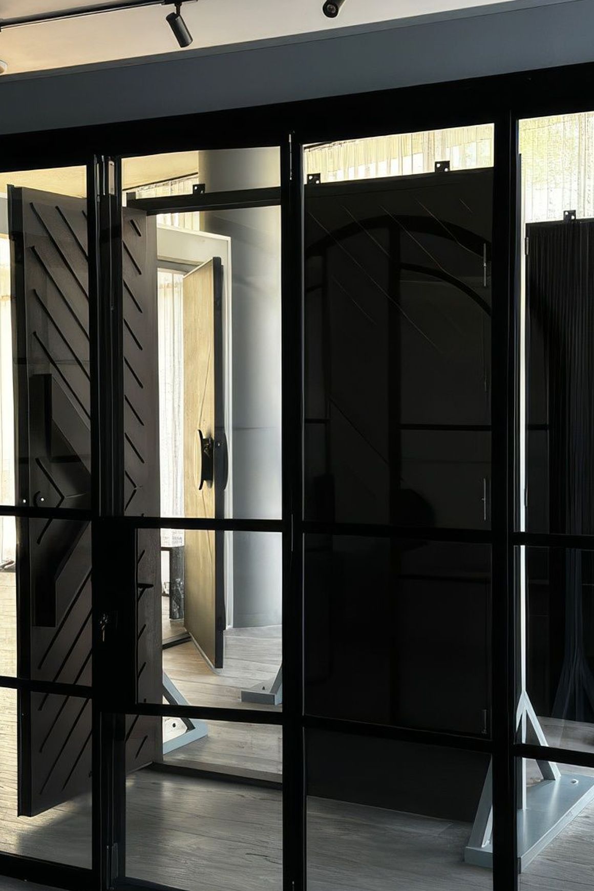 Steel Frame Glass Bifold Doors – Galvanised W40 Profile