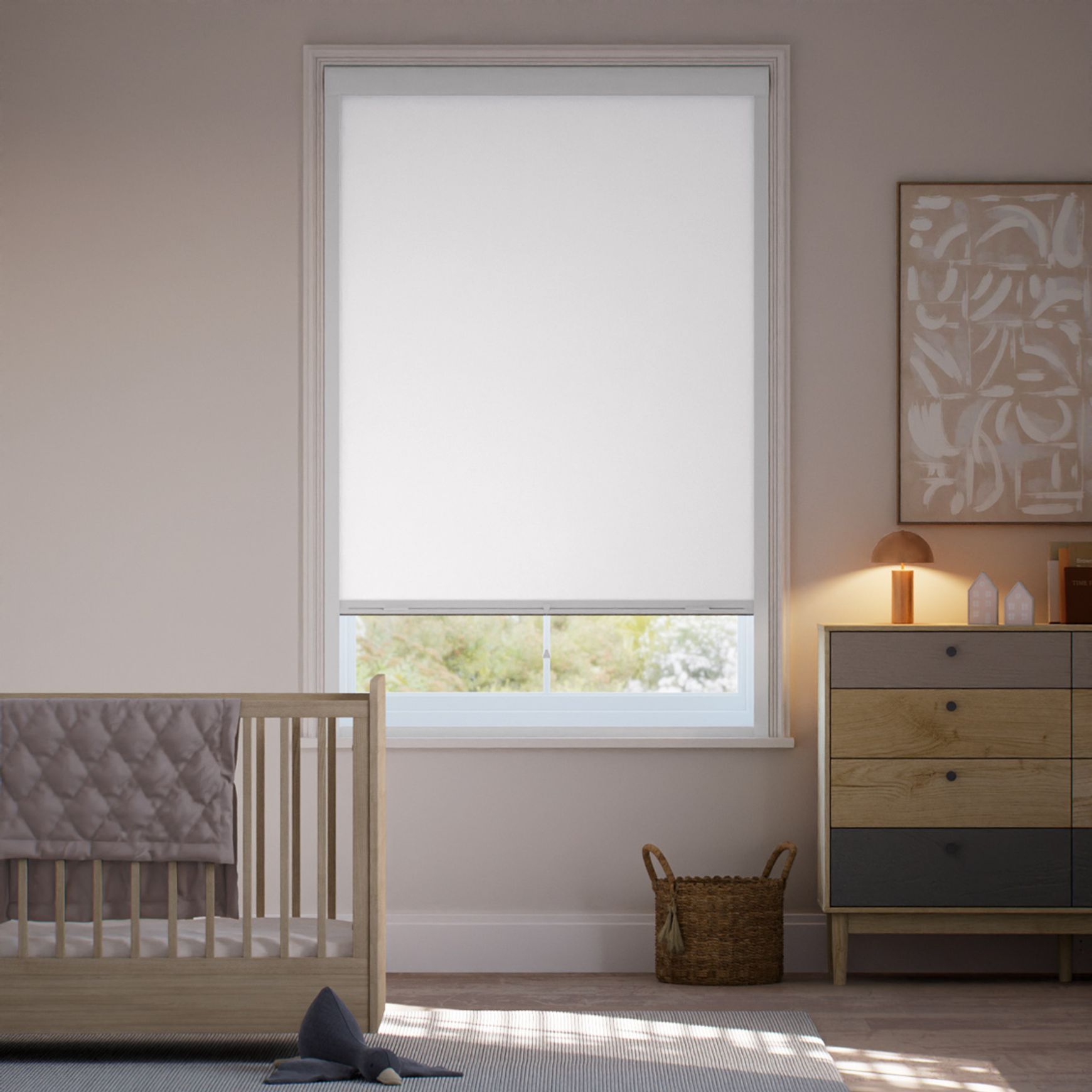 Total Blockout Titan Snow White | Roller Blinds