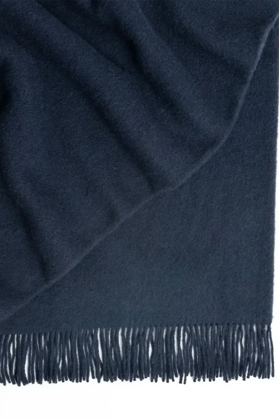 Weave Home Nevis Throw Blanket - Indigo | NZ Lambswool