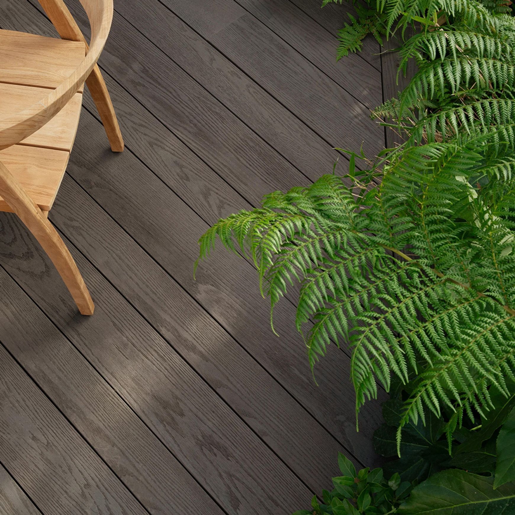 Millboard Ebony Grey | Enhanced Grain Decking