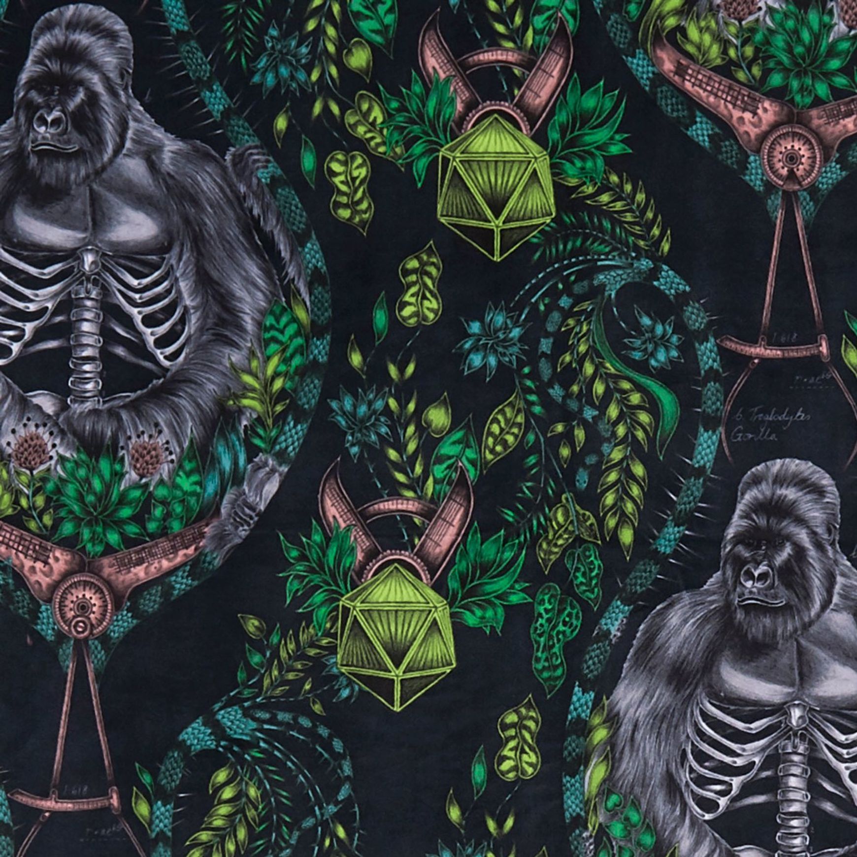 Clarke & Clarke Wilderie Fabric & Wallpaper Collection