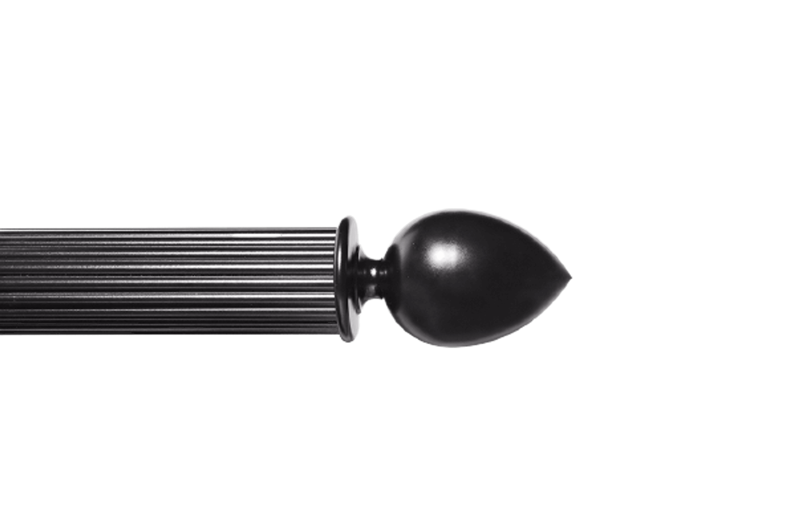Rosebud Finial 40mm Reeded Rod