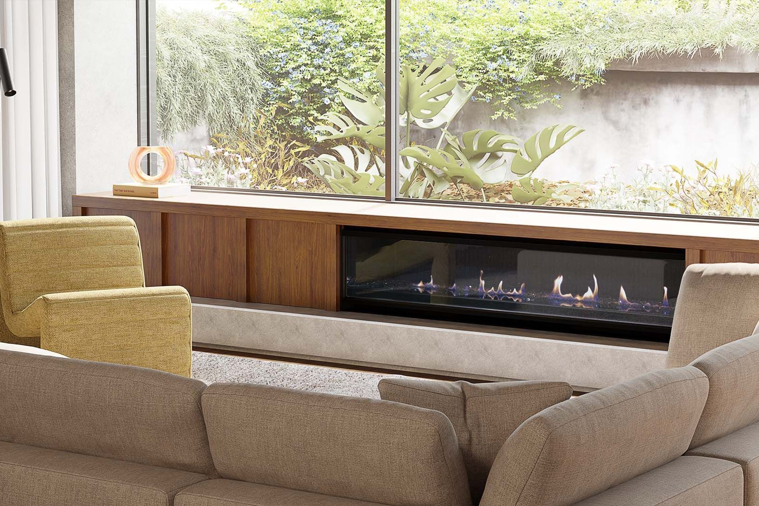 Escea LR1750 Inbuilt Electric Fireplace