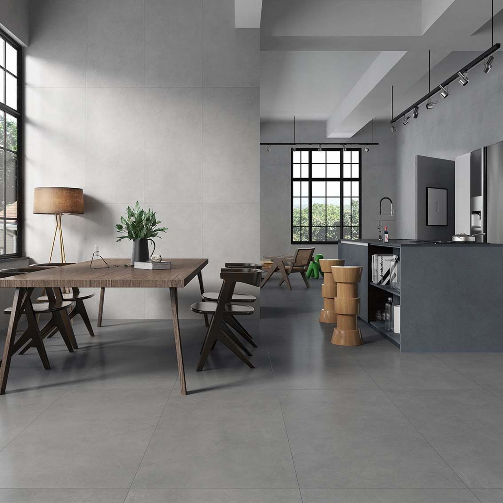 Cement Light Gery Matt 750x1500