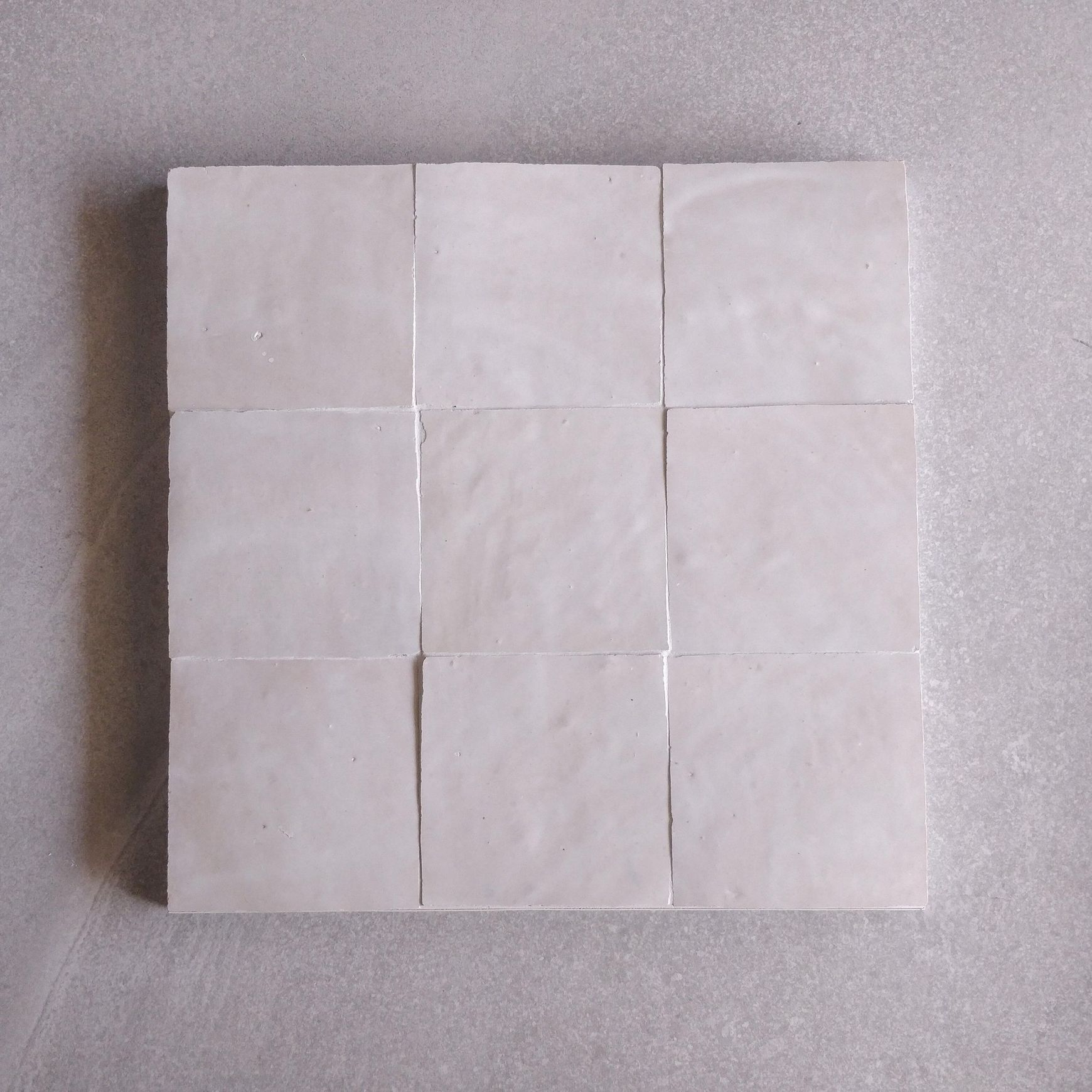 Moroccan Zellige - Casa White