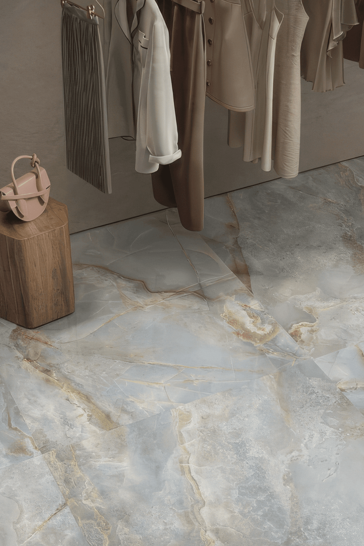 Majestic Onyx Pale Azure by Ceramiche Piemme