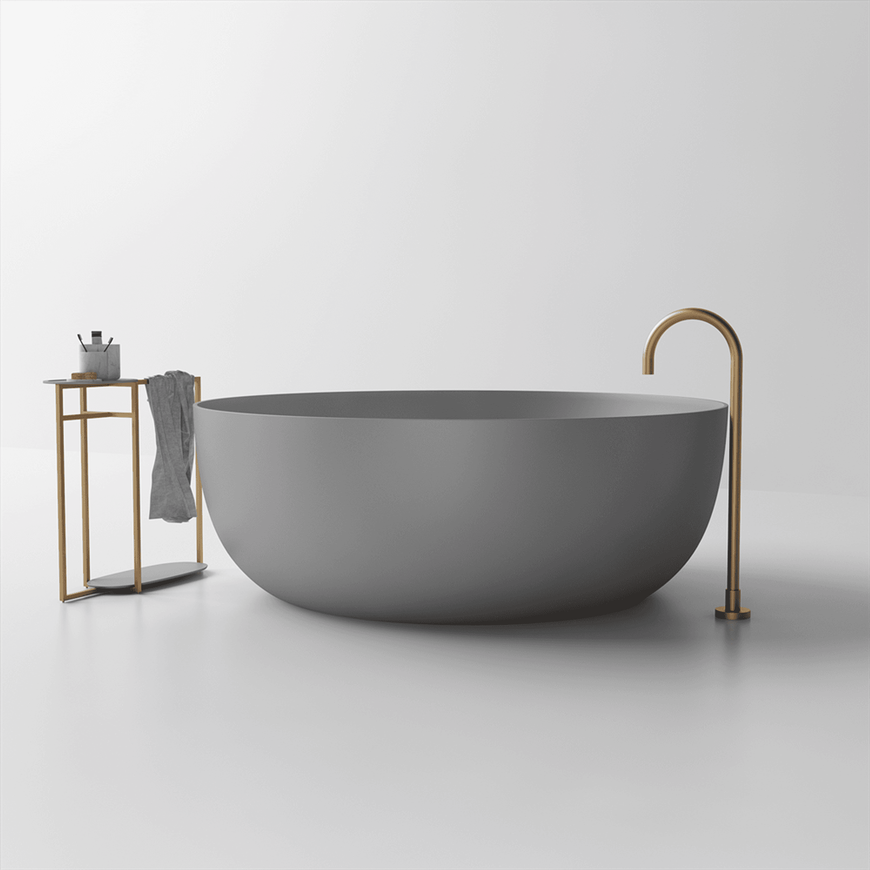 Silvia Circular Lightweight Bath ST13 - Various Sizes