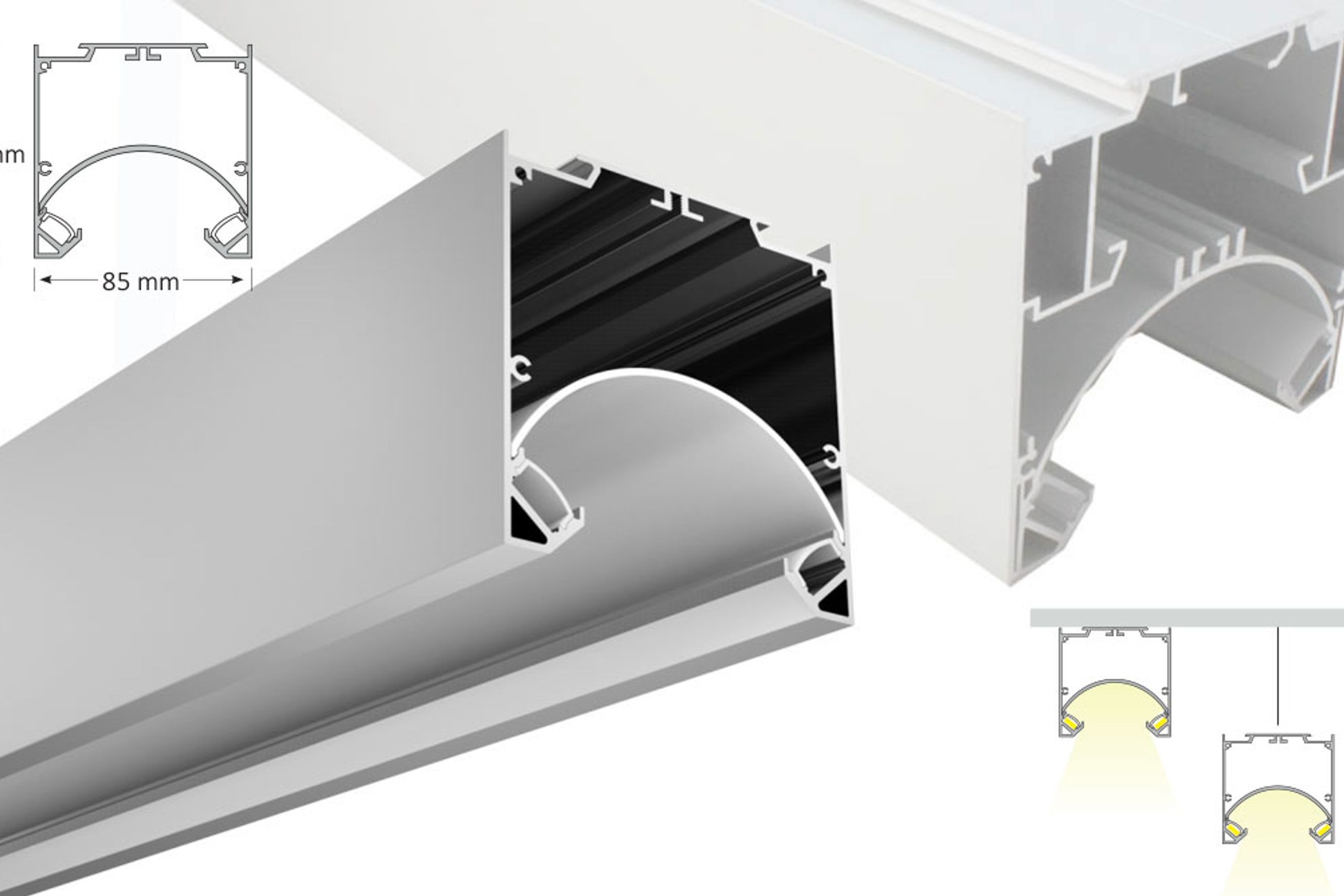 Dual Indirect Extrusion | Office Indirect Linear Light