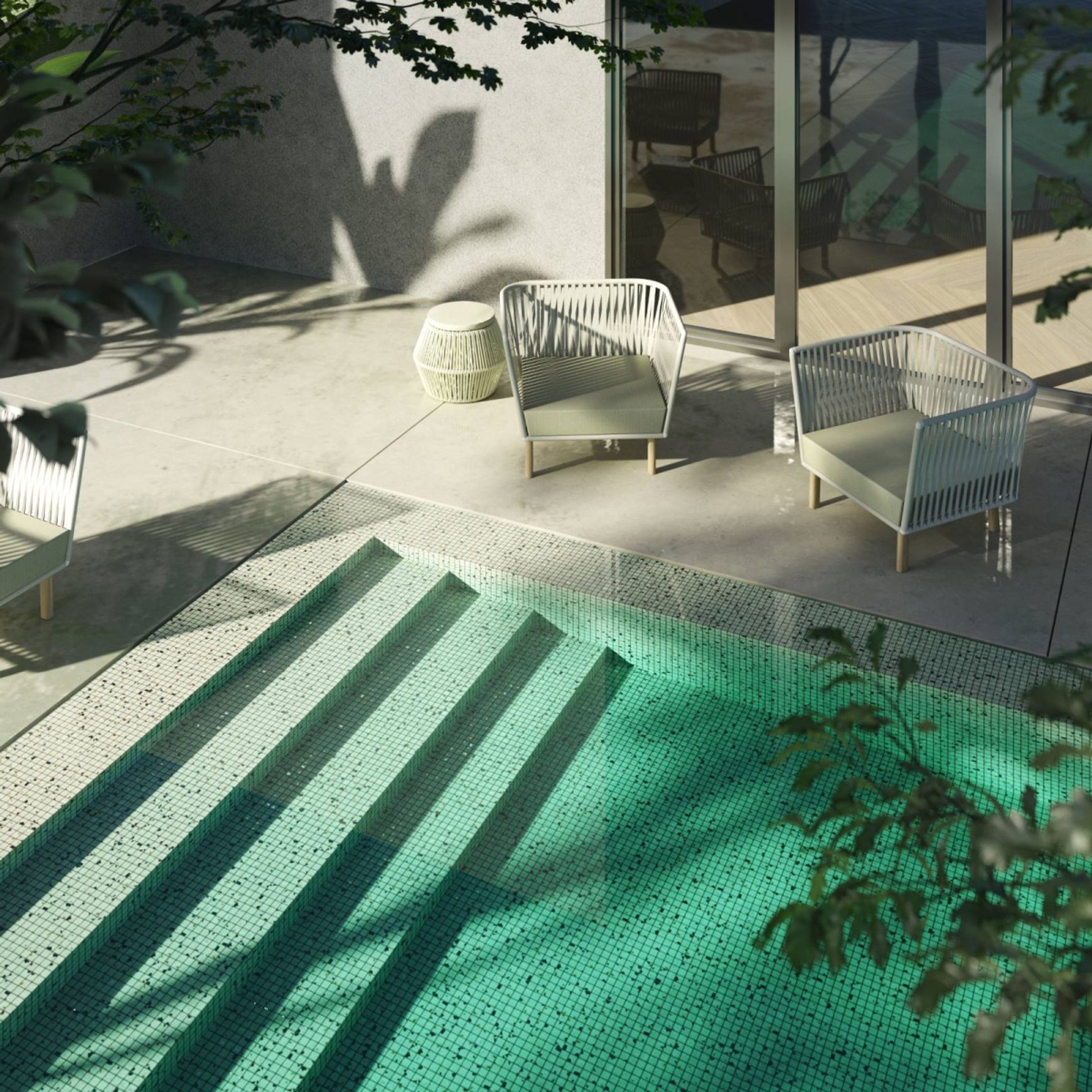 Balinese | Terrazzo Mosaics Collection by Ezarri