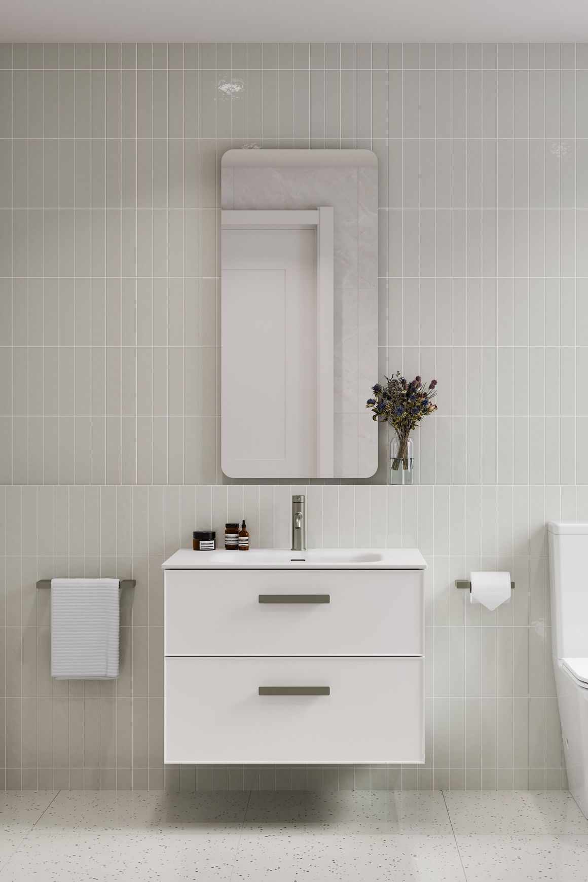 Lineare 750 Axel 2 Drawer Vanity