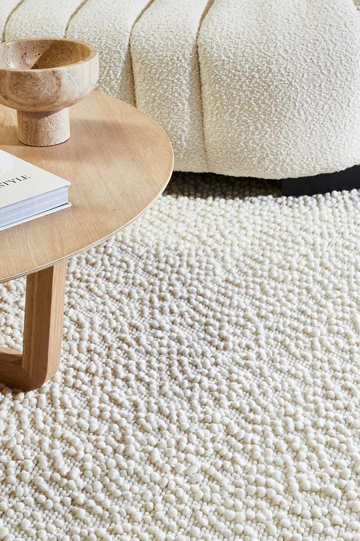 Boucle Rug | Ivory
