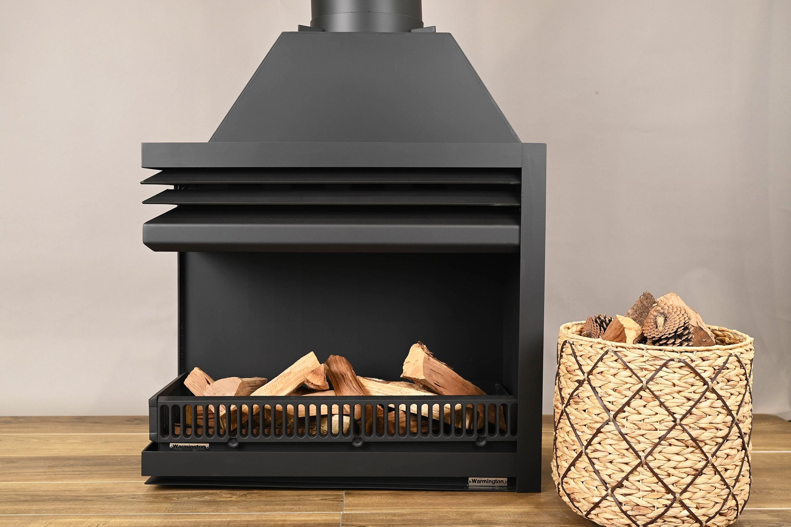 Warmington | Indoor Wood Corner Fireplace