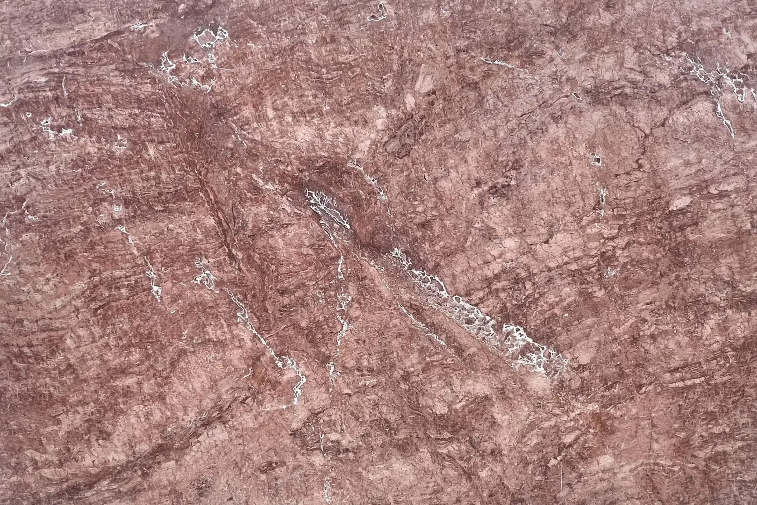 Flamingo Pink Cross Cut Travertine Benchtop