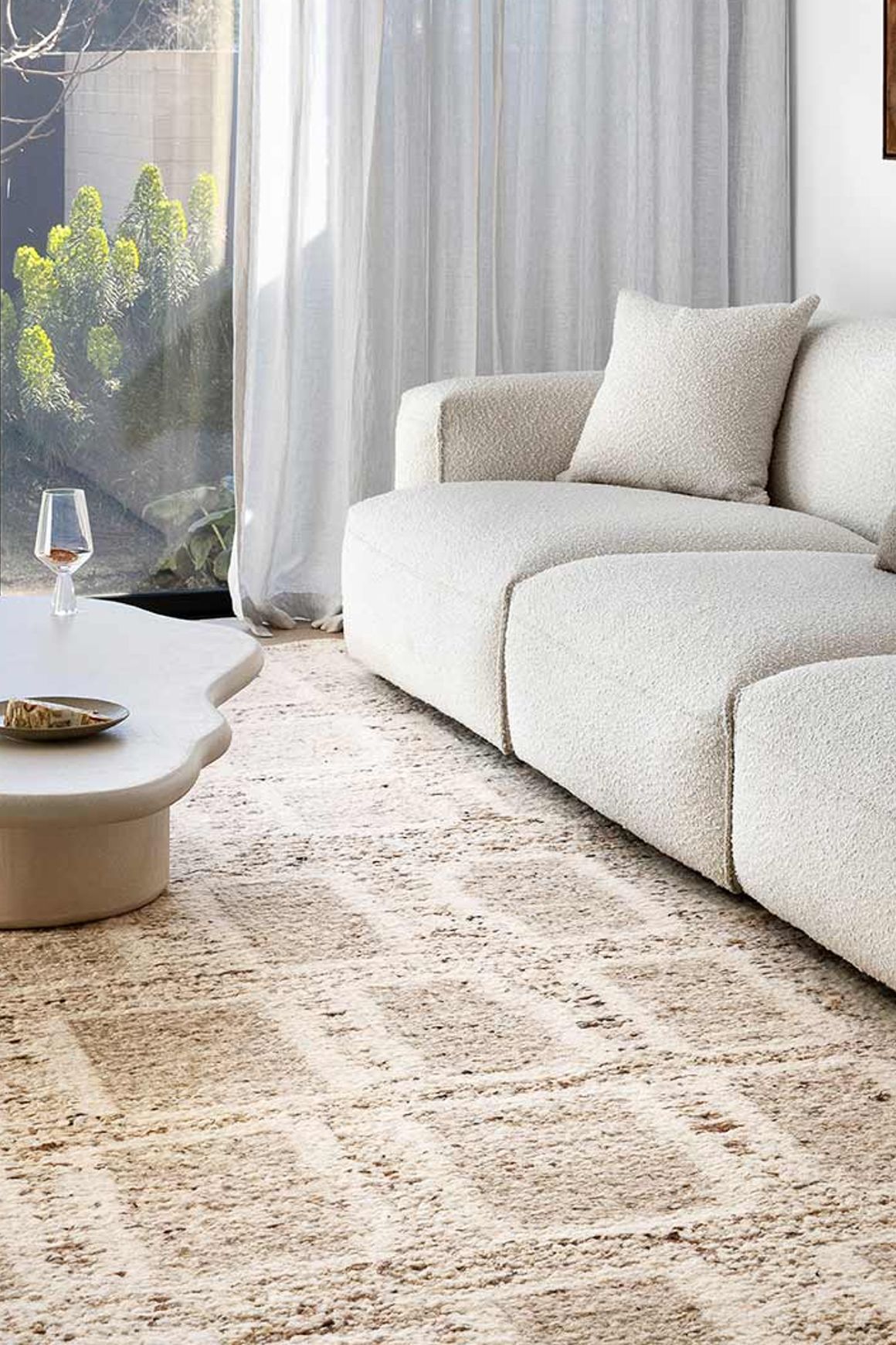 Heras Rug | Sand