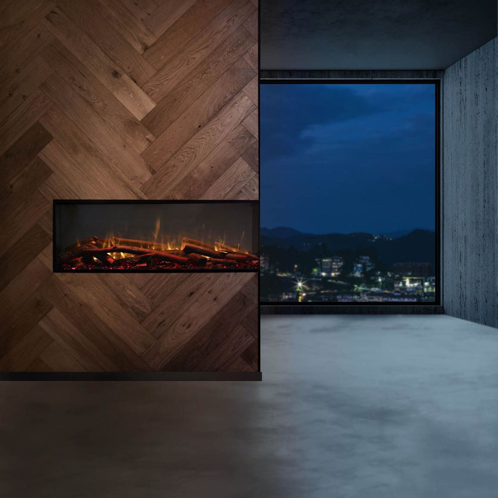VisionLINE View Electric Fireplace