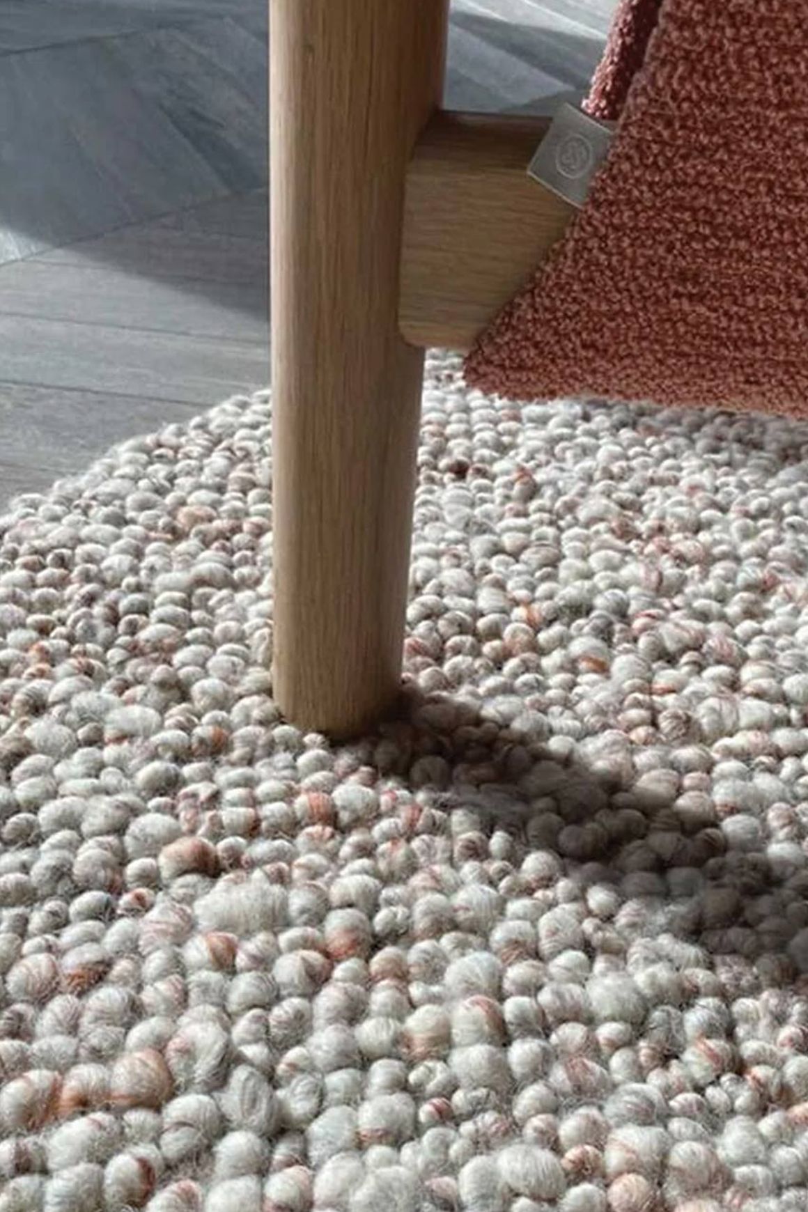 Tribe Home Pearle Rug - Coral | 100% Wool Rug
