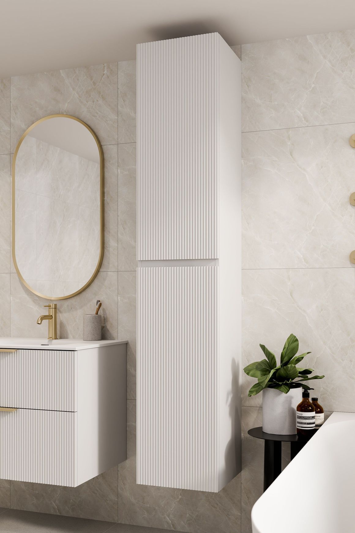 Lineare Pillar Tower Cabinet